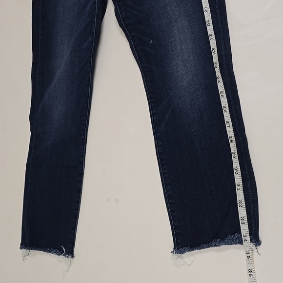 Mother Women's High Waisted Looker Ankle Fray Jeans In Tongue and Chic - Picture 4 of 15